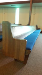 Affordable used church pews.